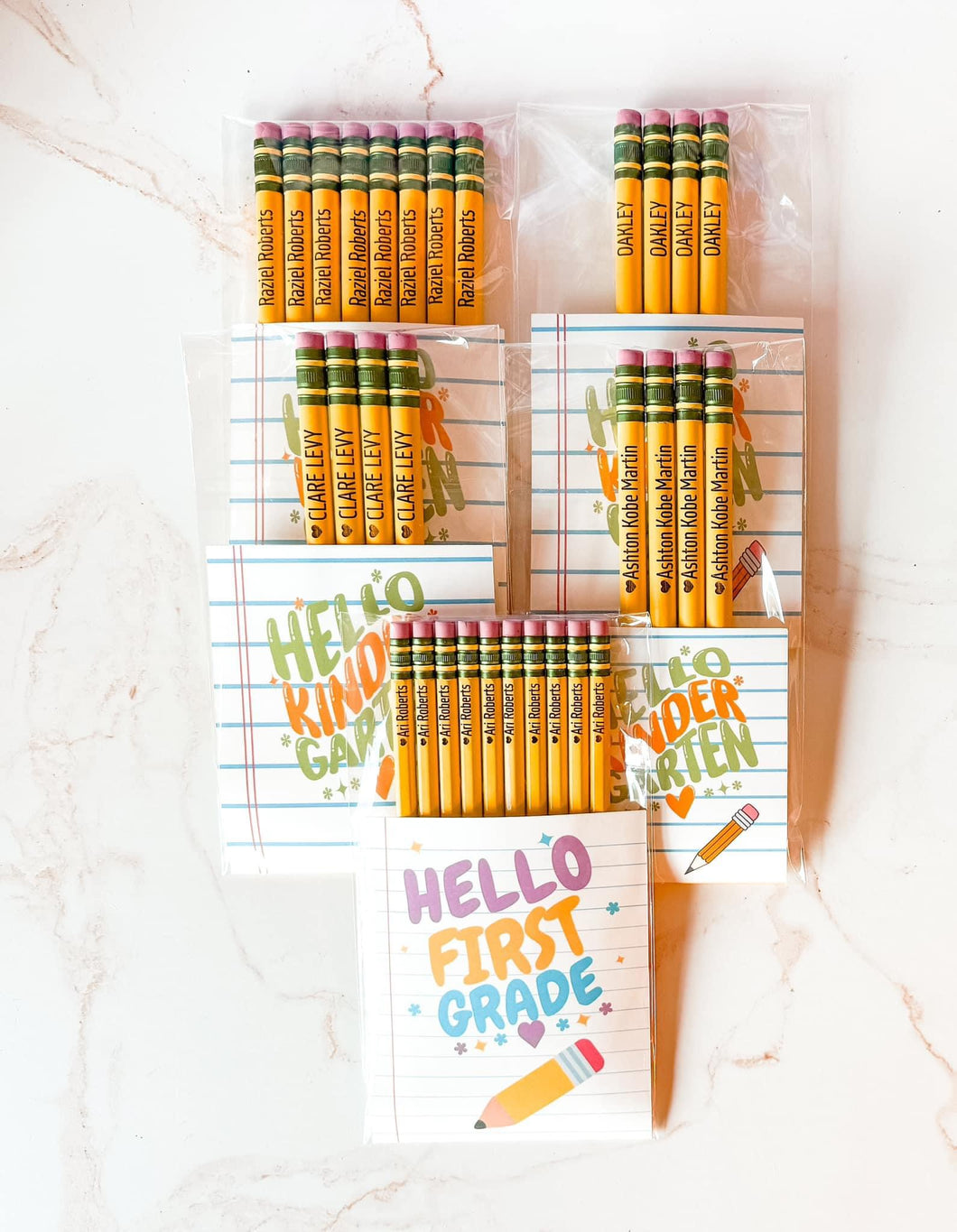 Personalized Beginner Pencils With Name Custom #2 Engraved Pencils