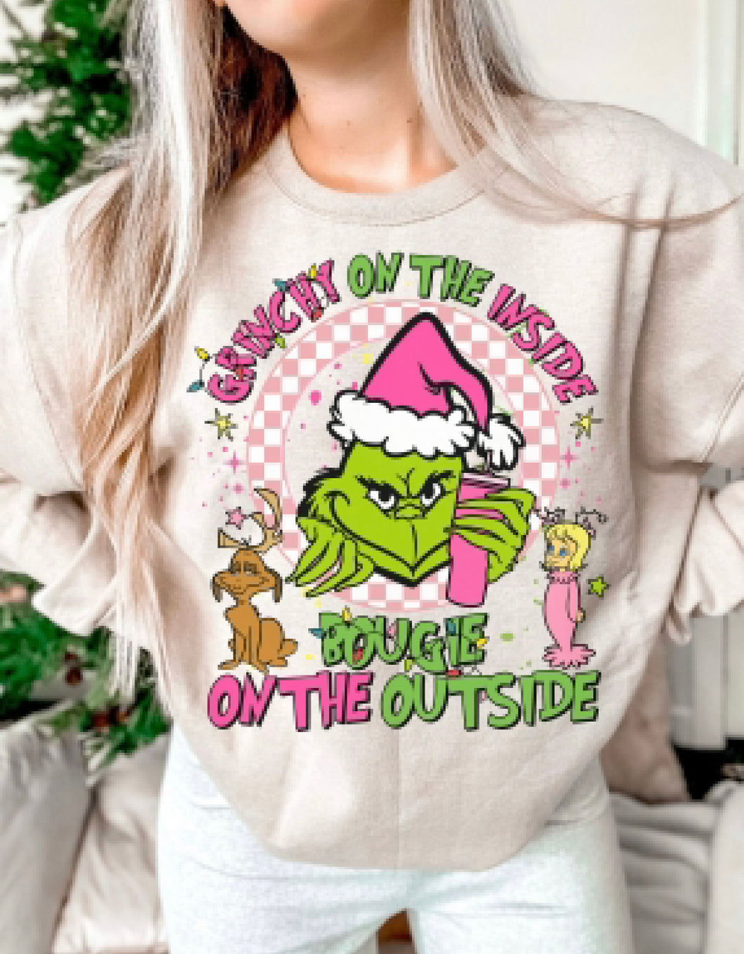 Grinch booo jee Sweatshirt