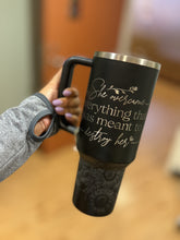 Load image into Gallery viewer, “She Overcame” Engraved Tumbler 40oz
