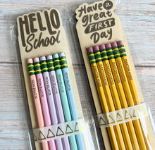 Load image into Gallery viewer, Wooden Personalized Pencils With Name Custom #2 Engraved Pencils
