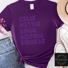 Load image into Gallery viewer, The Color Purple Cast Shirt
