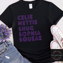 Load image into Gallery viewer, The Color Purple Cast Shirt
